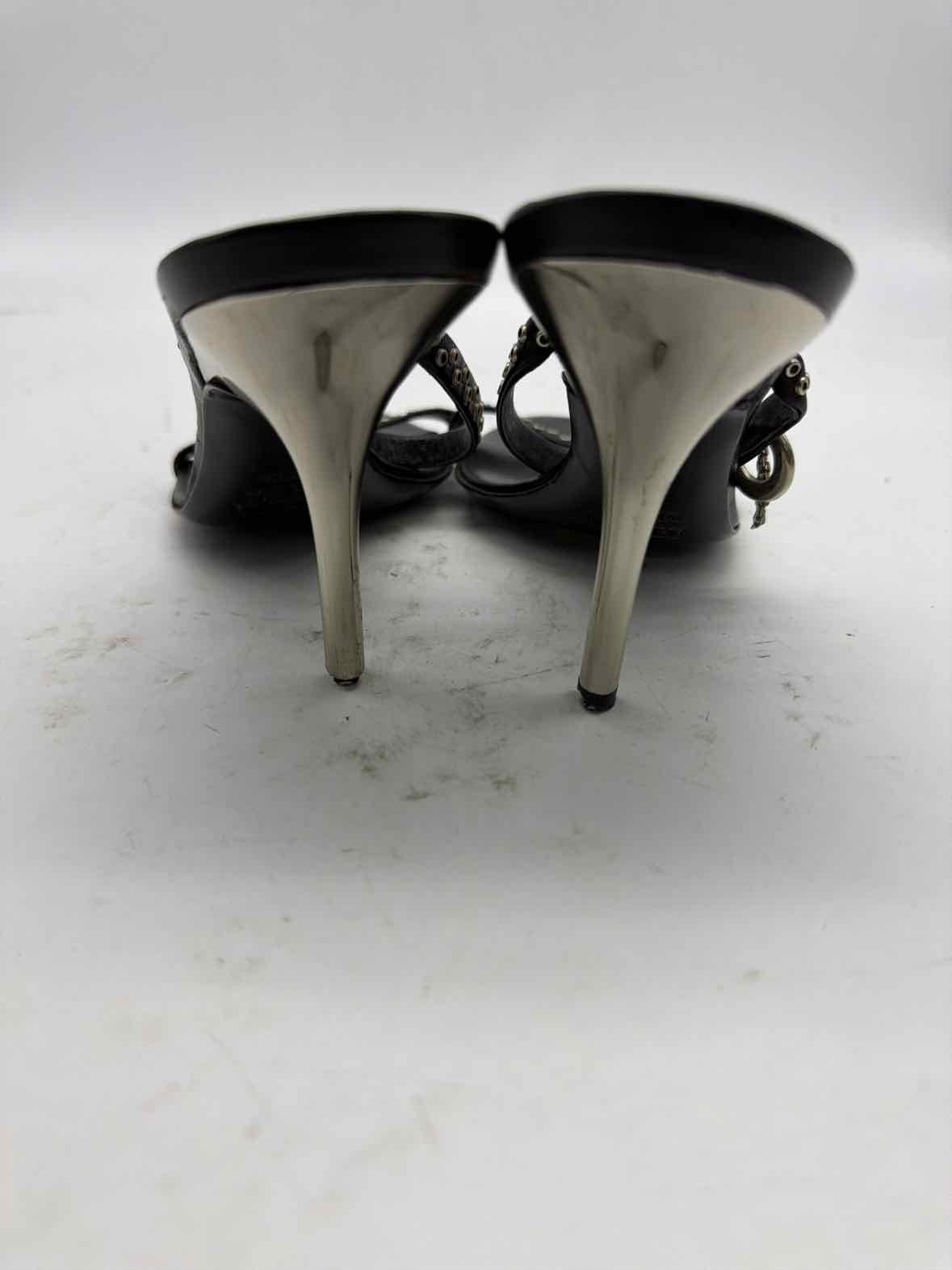 Pre-Owned Giuseppe Zanotti Black Size 5.5 Mule Heels | True Fashionistas.