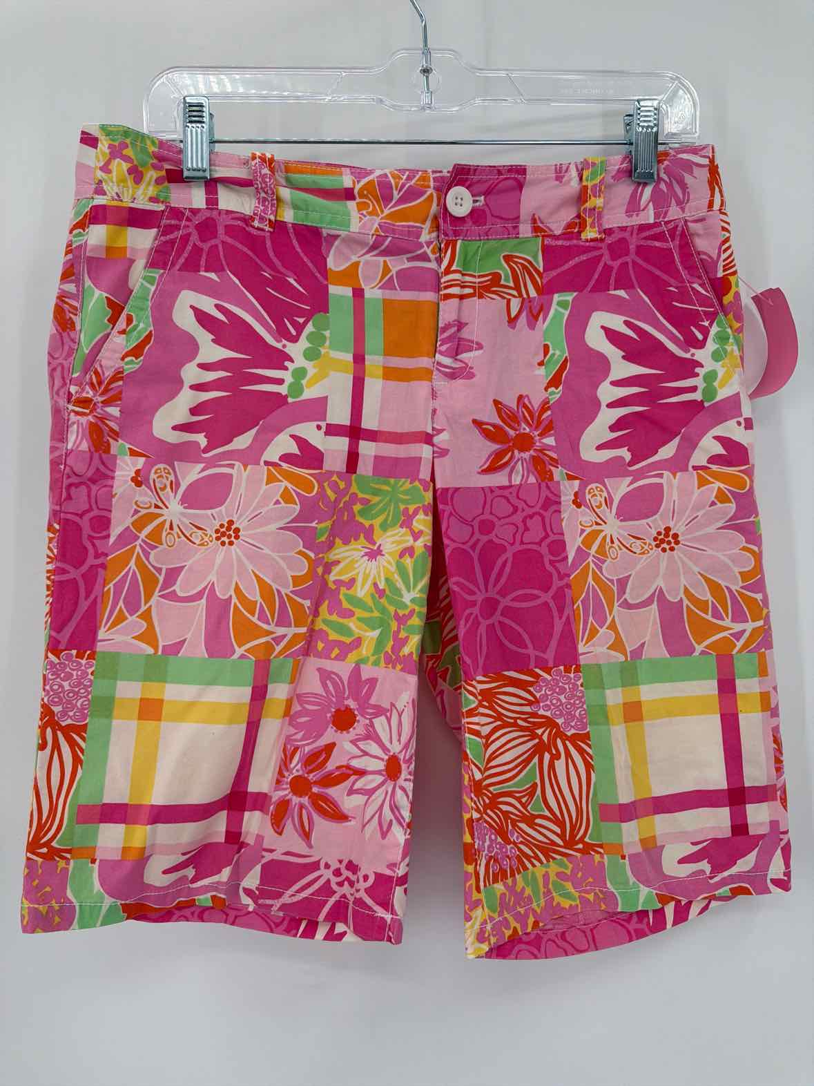 Pre-Owned Lilly Pulitzer Pink Size 4 Printed Shorts | True Fashionistas.