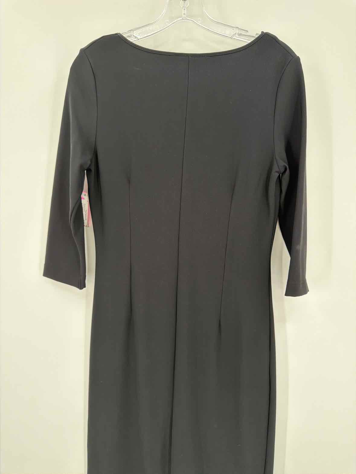 Pre-Owned Boston Proper Black Size Small La Pateau Long Sleeve Dress | True Fashionistas.