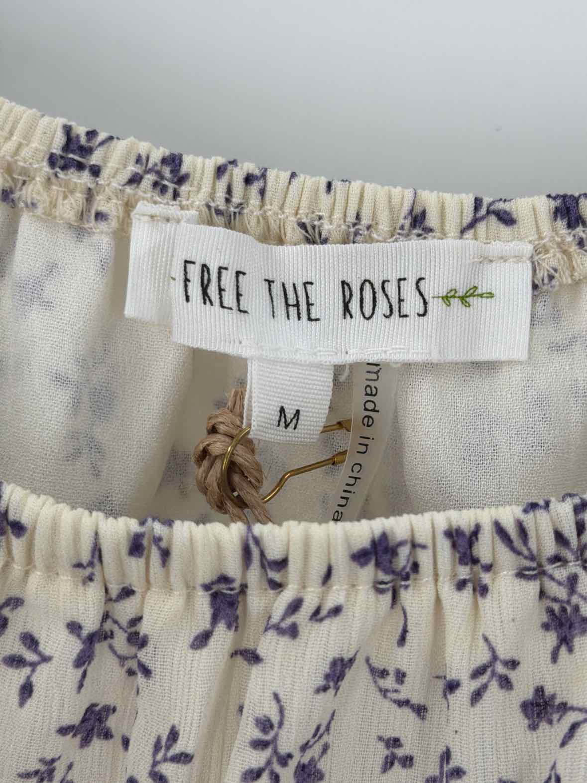 Pre-Owned Free The Roses Ivory Size Medium Long Sleeve Romper | True Fashionistas.