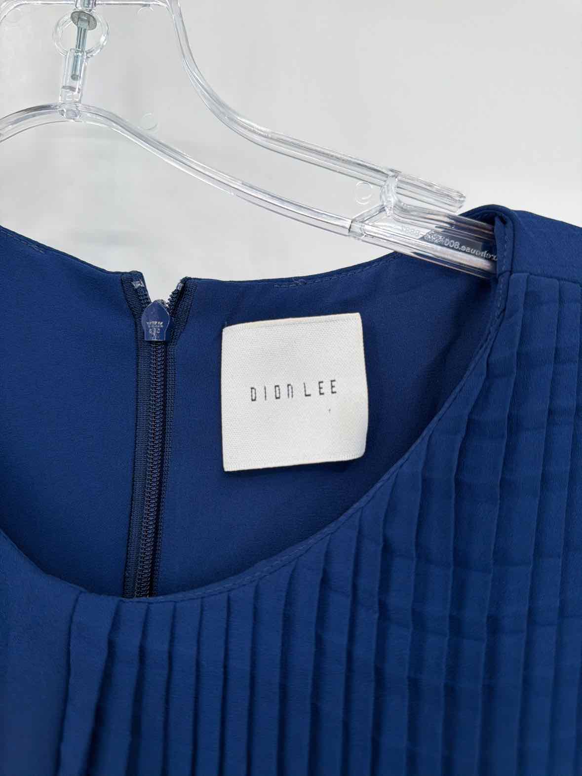 Pre-Owned Dion Lee Navy Size 2 Long Sleeveless Dress | True Fashionistas.