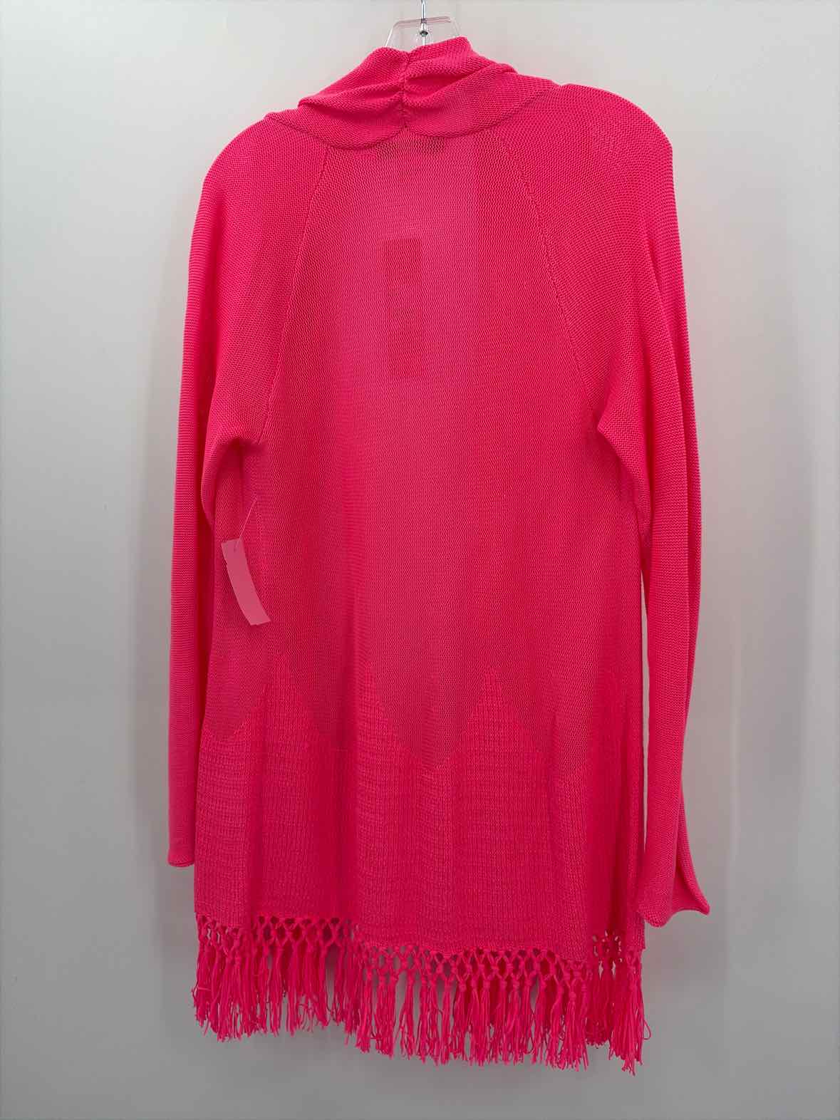 Pre-Owned Lilly Pulitzer Pink Size Medium Cardigan Sweater | True Fashionistas.