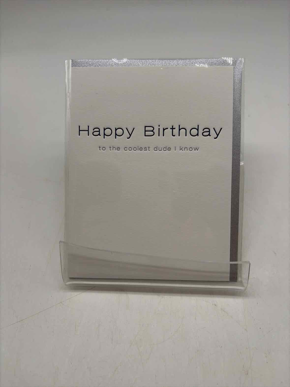 Happy Brithday Coolest Dude Greeting Card | True Fashionistas.