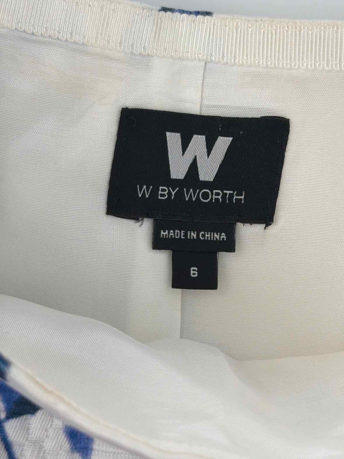 Pre-Owned W by Worth White Size 6 Pencil Skirt | True Fashionistas.