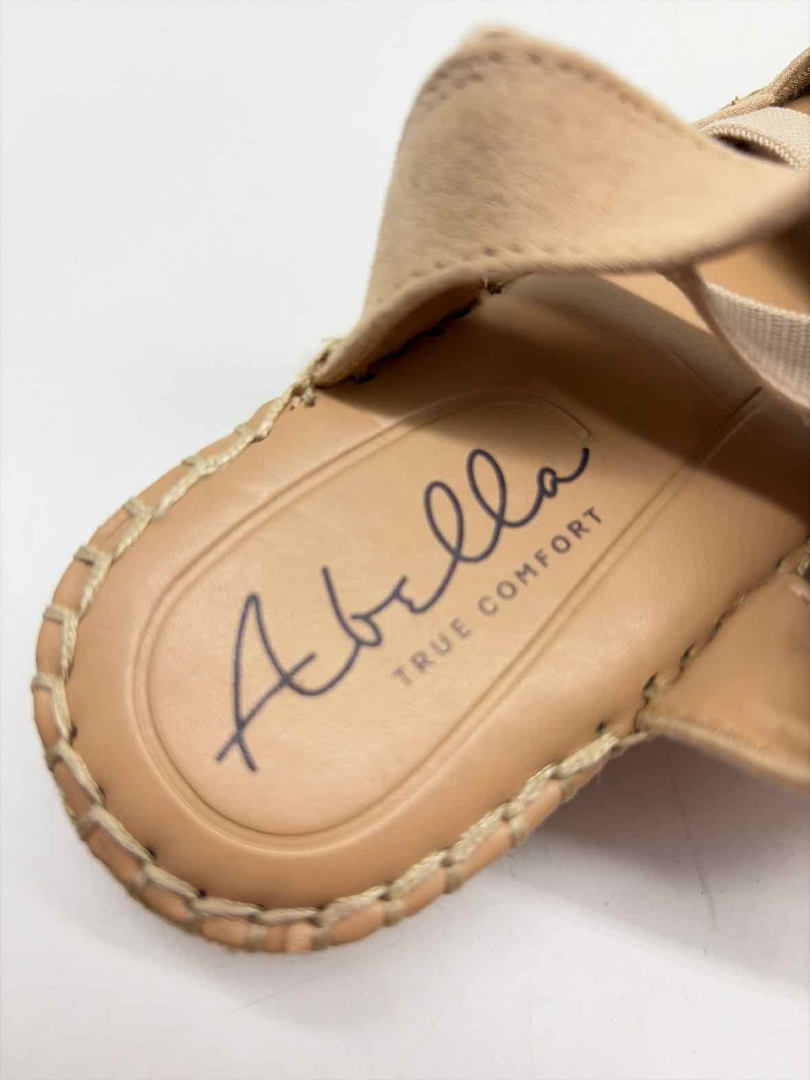 Abella Tan Size 6.5 Strappy Flats | True Fashionistas.