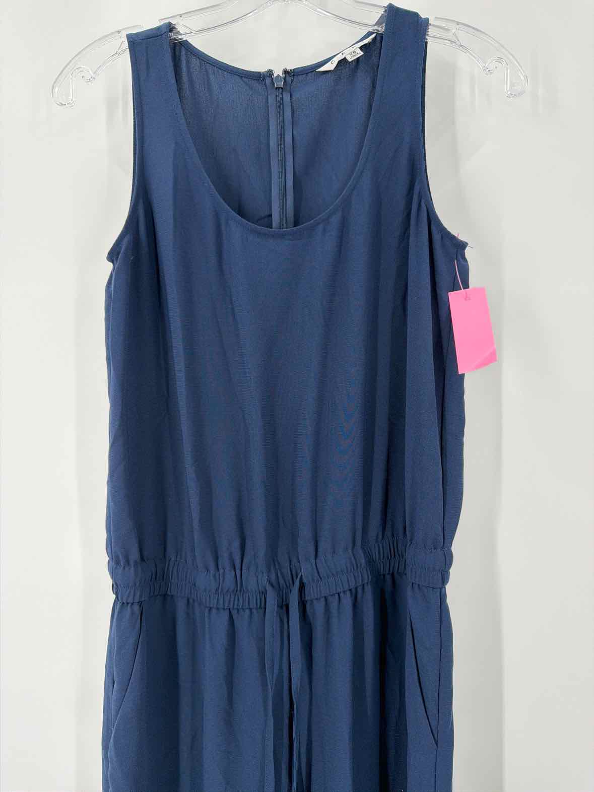 Pre-Owned Cabi Navy Size XS Sleeveless Jumpsuit | True Fashionistas.