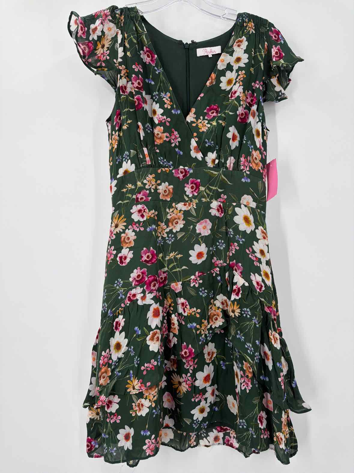 Pre-Owned Parker Green Size 0 Short Sleeveless Dress | True Fashionistas.