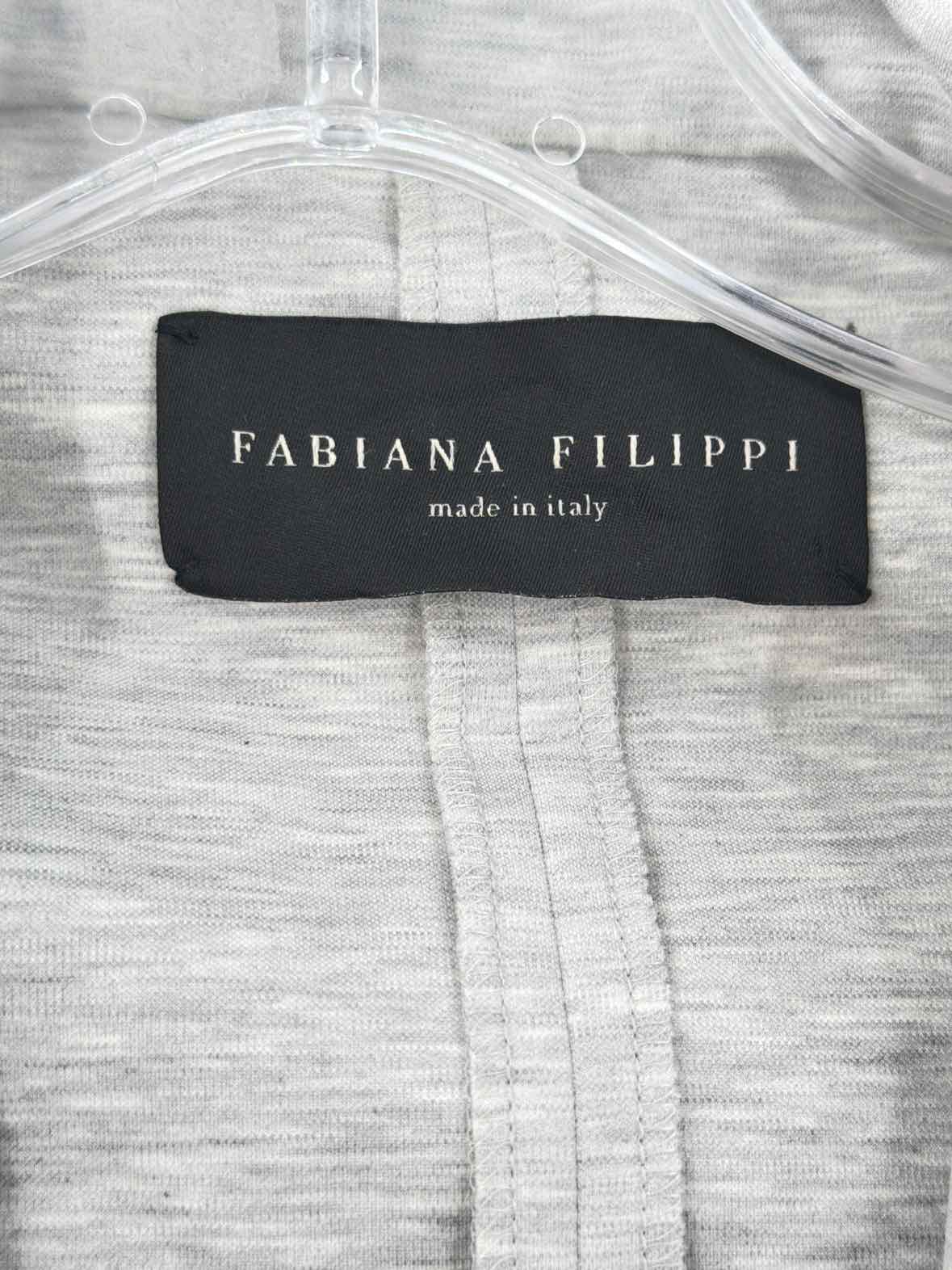 Pre-Owned Fabiana Filippi Grey Size Medium Blazer | True Fashionistas.