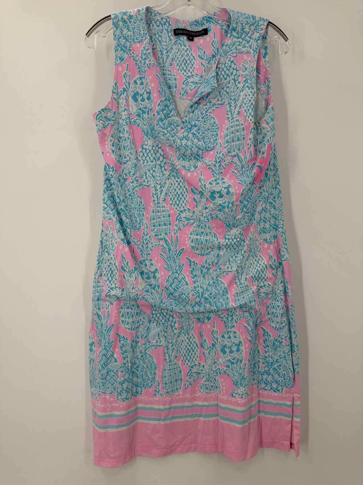 Pre-Owned Barbara Erickson Blue Size Medium Short Sleeveless Dress | True Fashionistas.