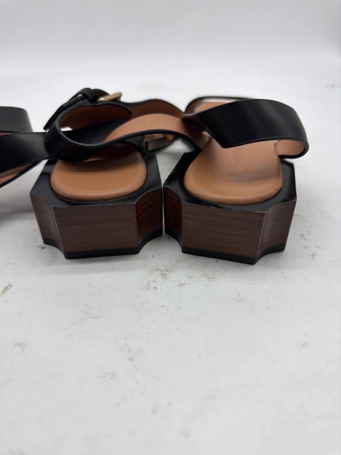 Pre-Owned Jonathan Simkhai Black Size 8 Strappy Sandals | True Fashionistas.