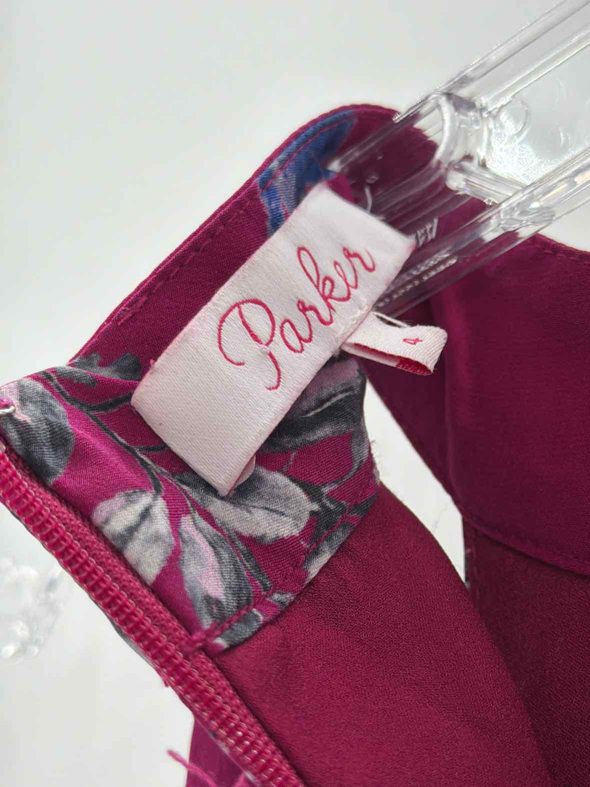 Pre-Owned Parker Purple Size 4 Long Sleeveless Dress | True Fashionistas.