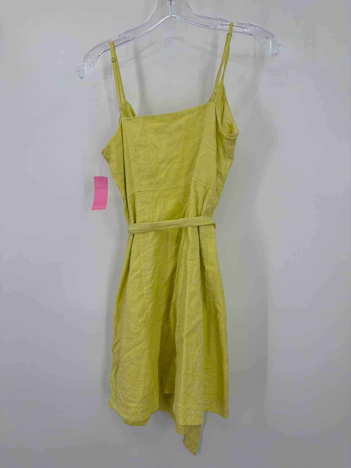 Pre-Owned Banana Republic Yellow Size 2 Short Sleeveless Dress | True Fashionistas.
