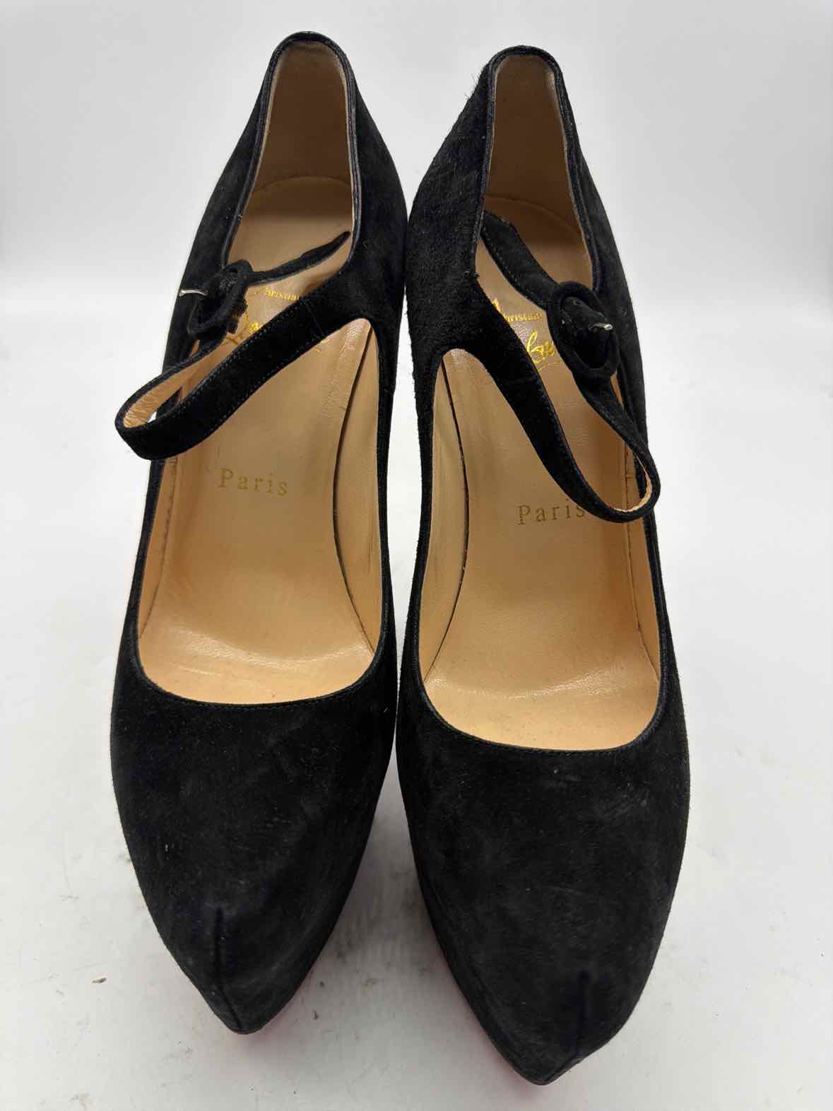 Pre-Owned Christian Louboutin Black Size 7 Stiletto Heels | True Fashionistas.