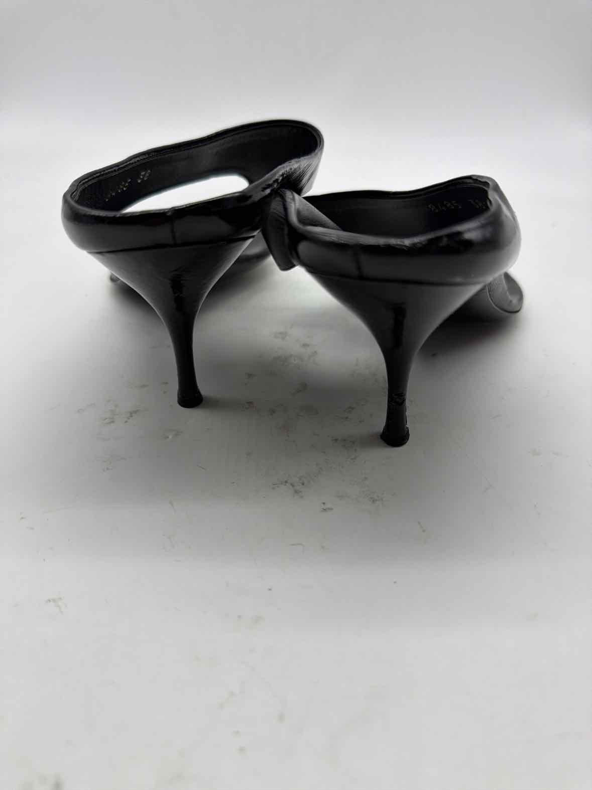Pre-Owned Prada Black Size 38.5 Mule Heels | True Fashionistas.