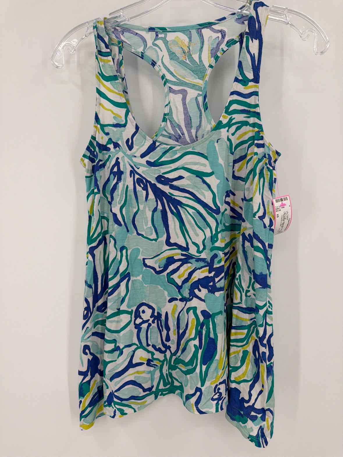 Pre-Owned Lilly Pulitzer Blue Size XS Tank Top | True Fashionistas.