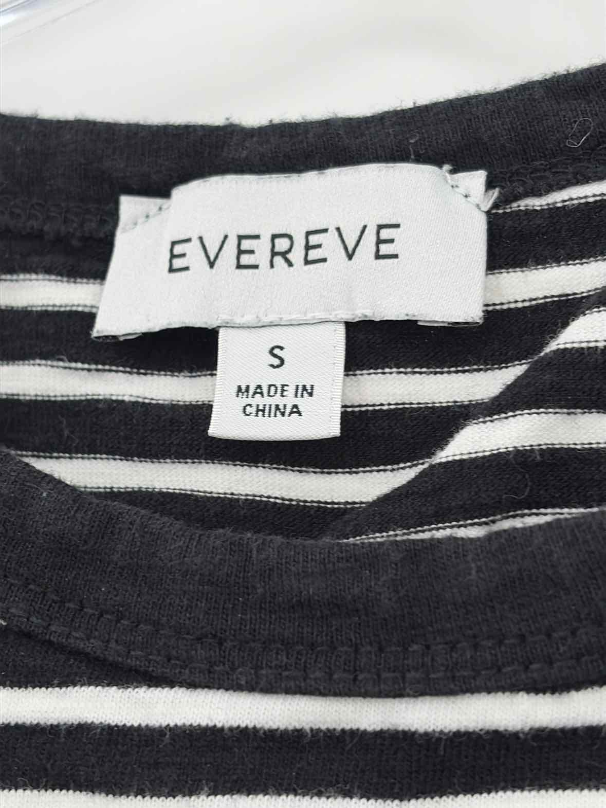 Evereve Black Size Small Stripe Short Sleeveless Dress | True Fashionistas.