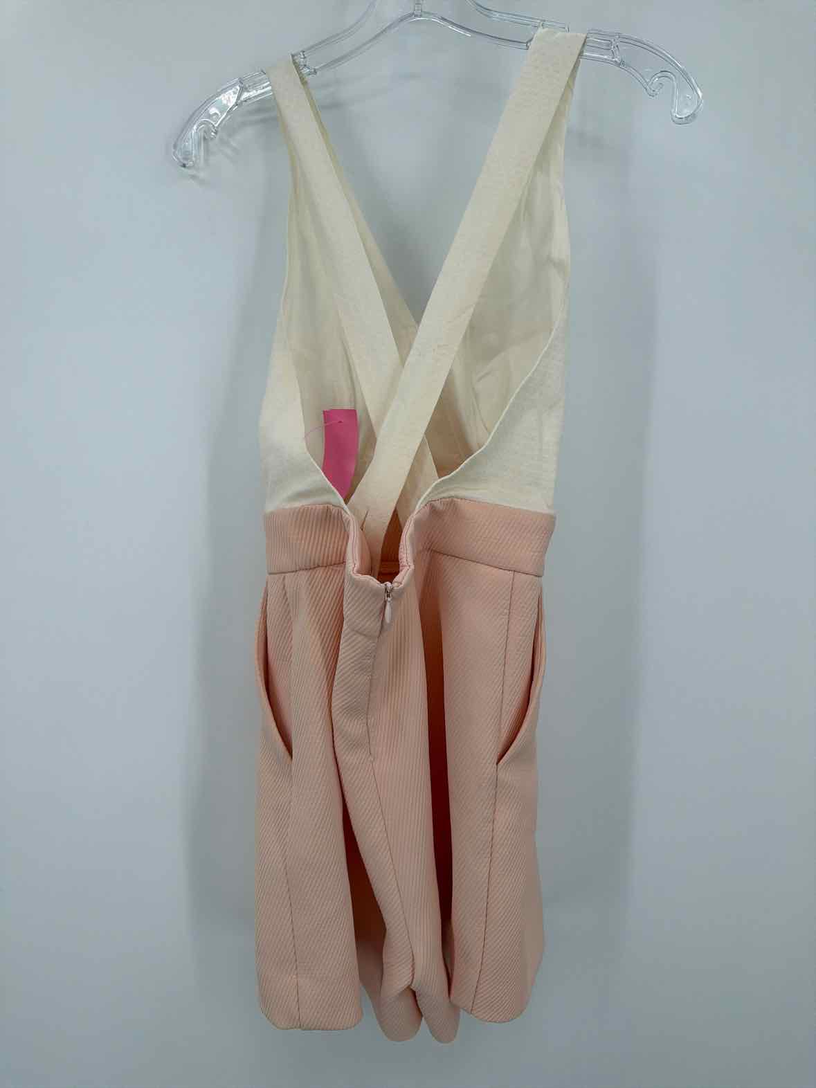 Pre-Owned Maje Pink Size 36/2 Sleeveless Romper | True Fashionistas.
