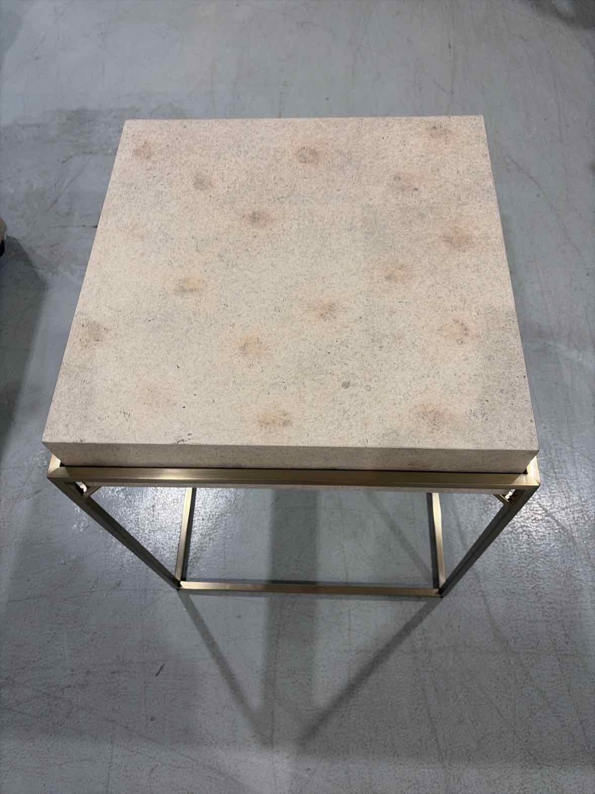Uttermost Tan Living Room End Table | True Fashionistas.