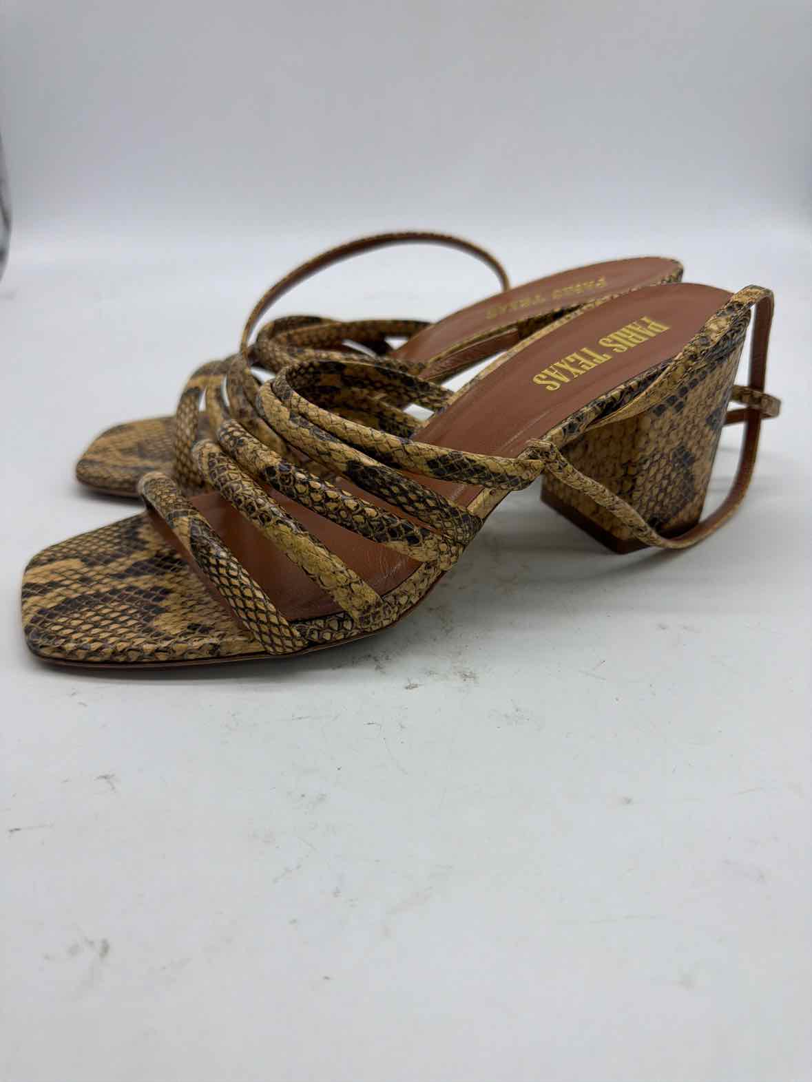 Pre-Owned Paris Texas Tan Size 7 Block Heel Heels | True Fashionistas.