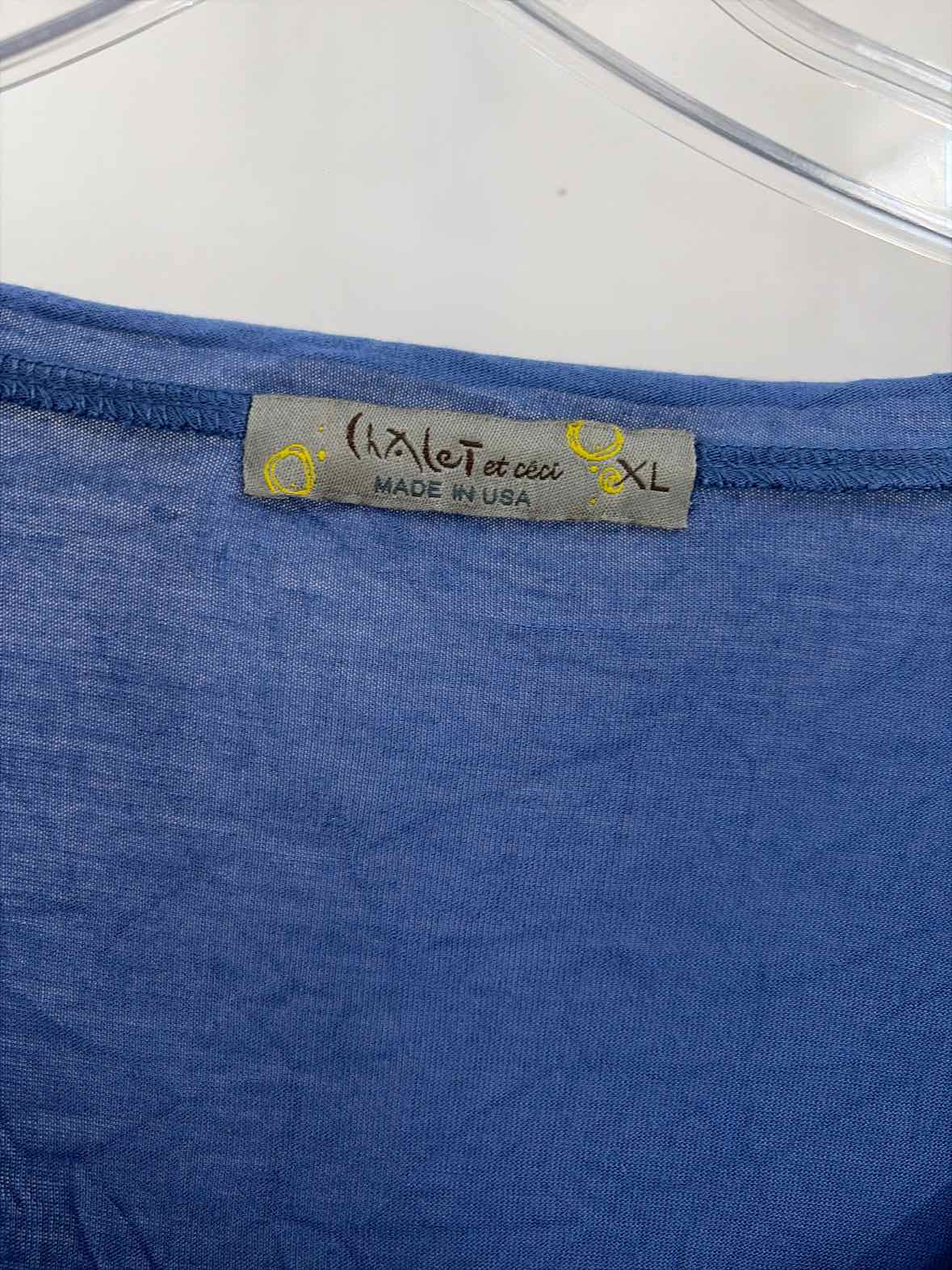 Chalet Blue Size XL Tunic | True Fashionistas.