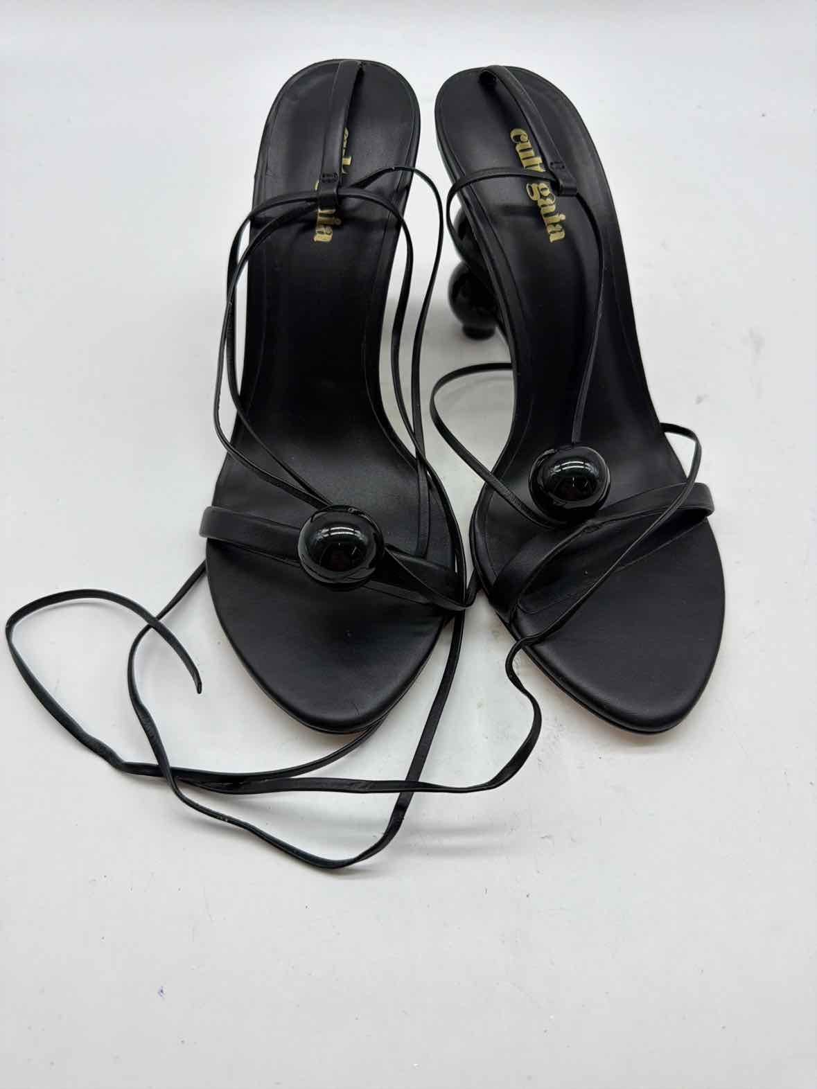 Pre-Owned Cult Gaia Black Size 36.5 Strappy Heels | True Fashionistas.