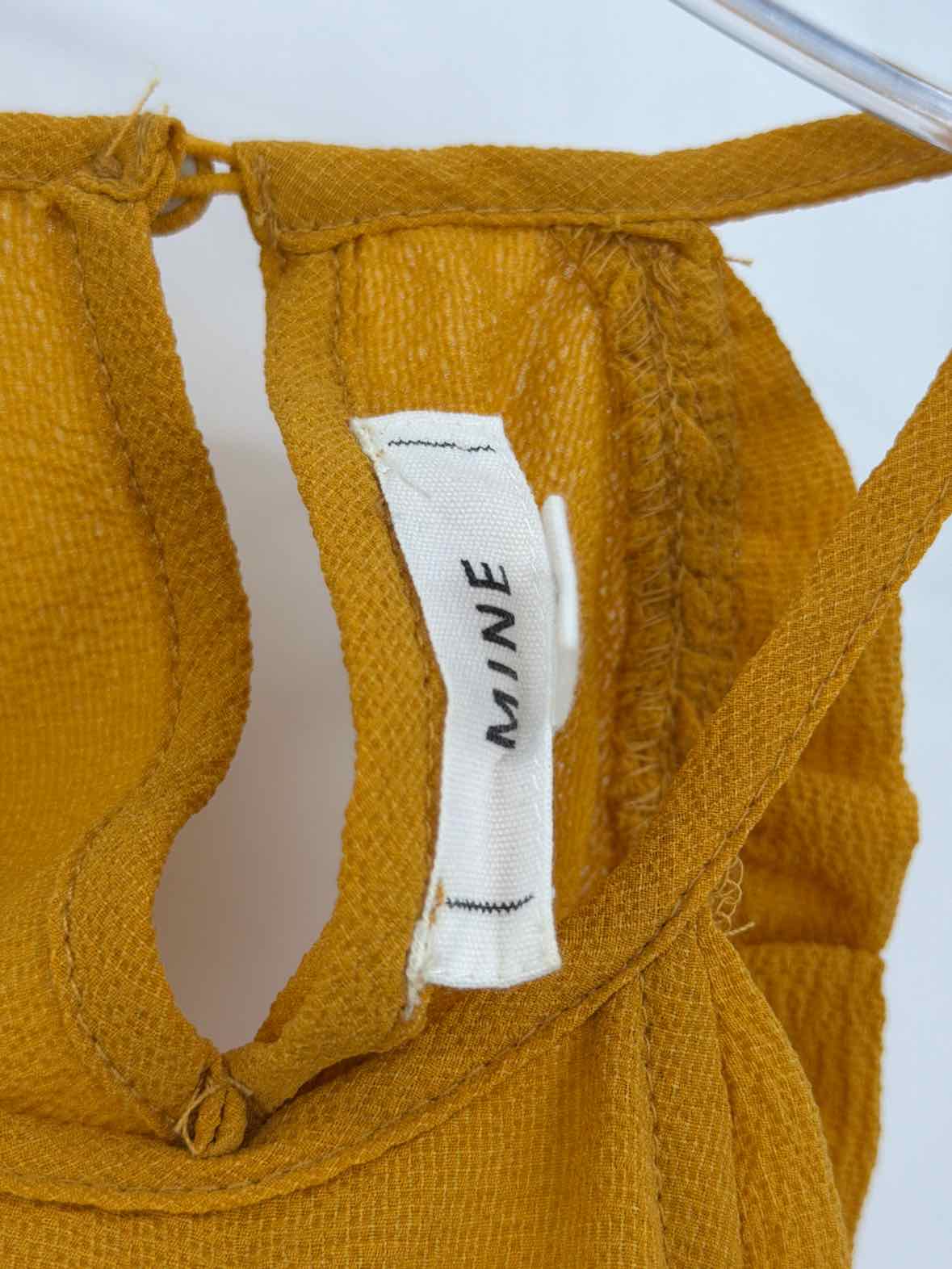 Pre-Owned Mine Yellow Size Small Tank Top | True Fashionistas.