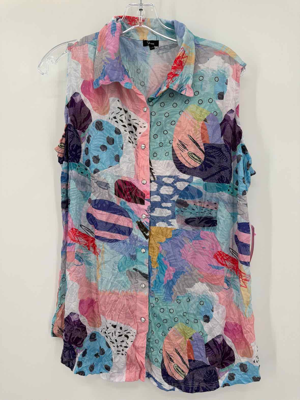 Pre-Owned Shana Blue Size XL Button Down | True Fashionistas.