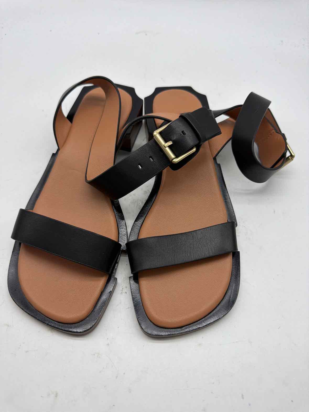 Pre-Owned Jonathan Simkhai Black Size 8 Strappy Sandals | True Fashionistas.