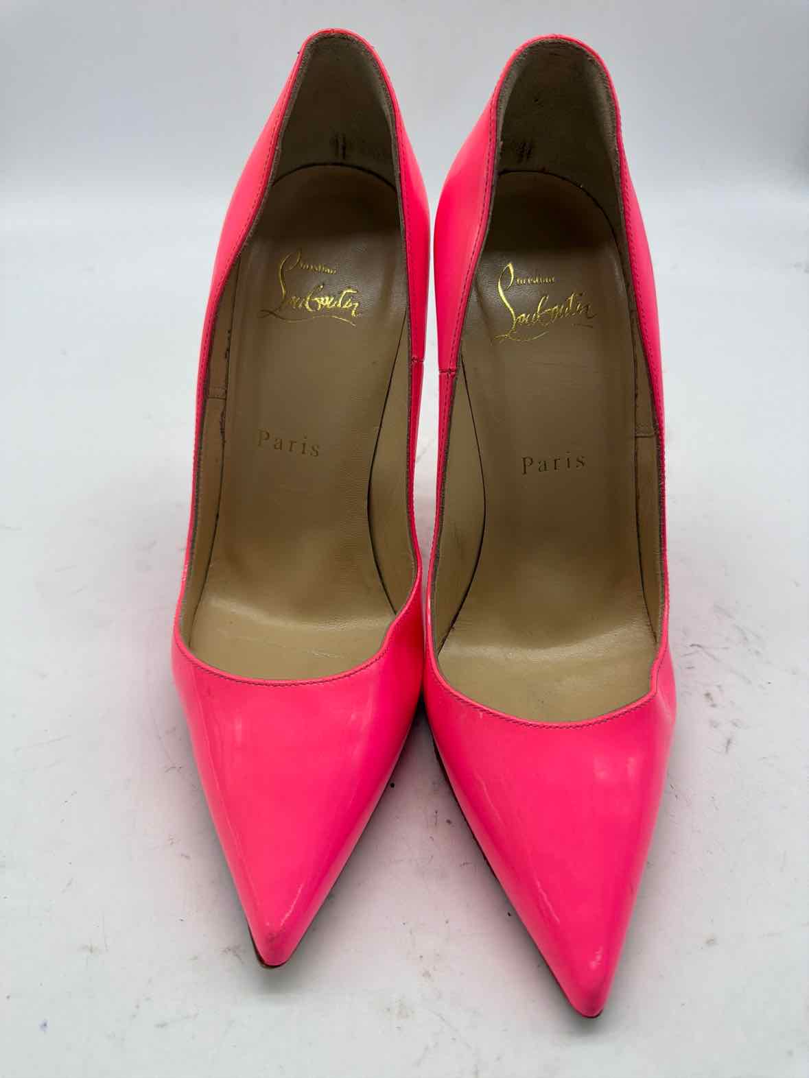 Pre-Owned Christian Louboutin Pink Size 36.5 Pump Heels | True Fashionistas.