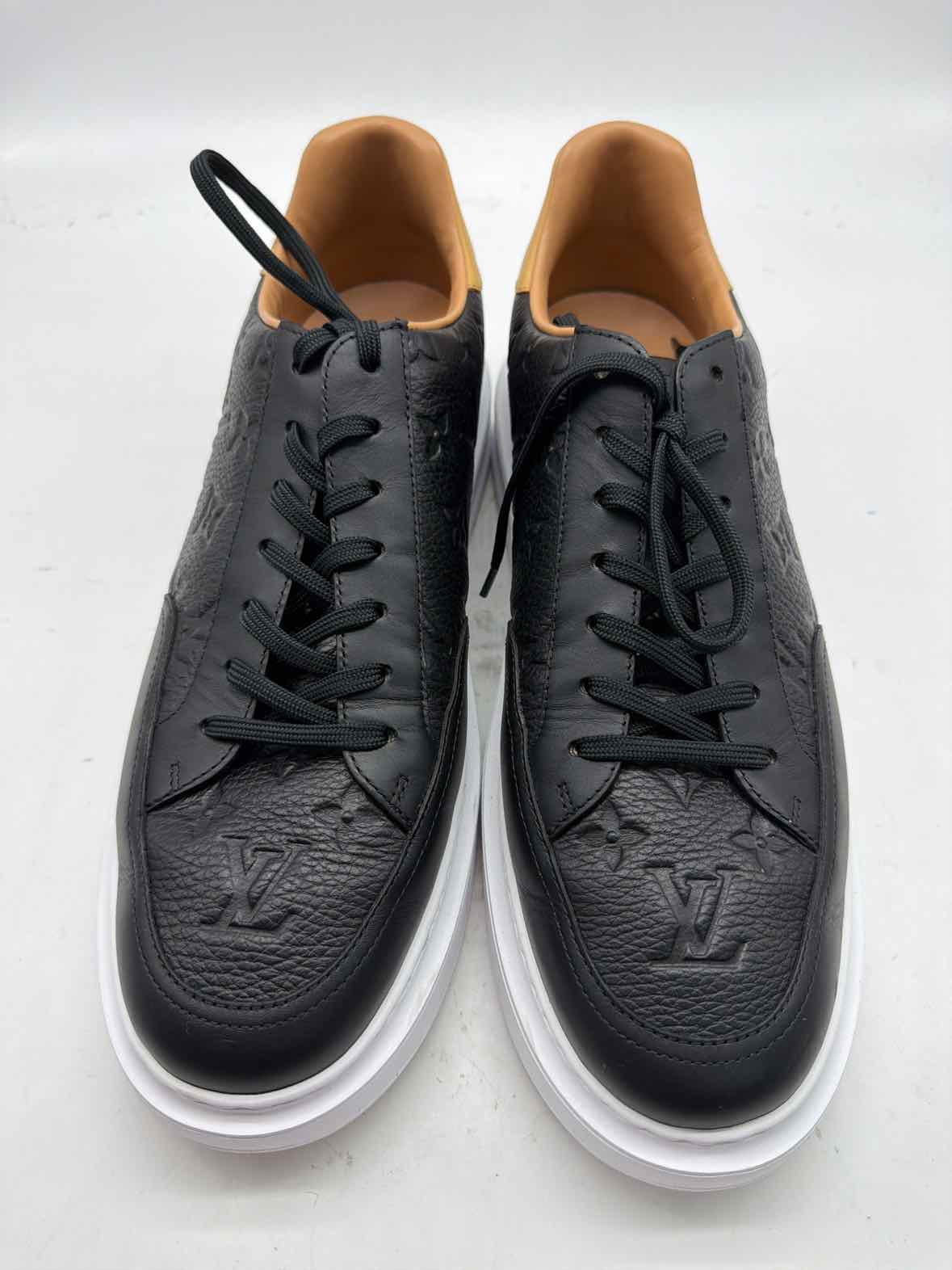 Pre-Owned Louis Vuitton Black 10 Beverly Hills Sneaker Men's Sneakers | True Fashionistas.