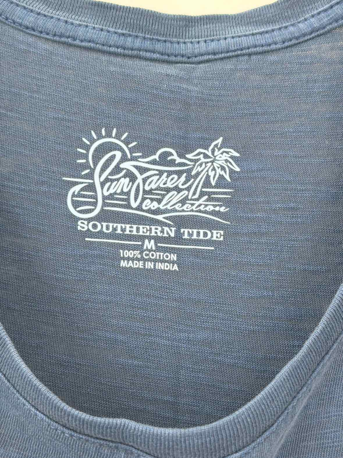 Pre-Owned Southern Tide Navy Size Medium Short Sleeveless Dress | True Fashionistas.