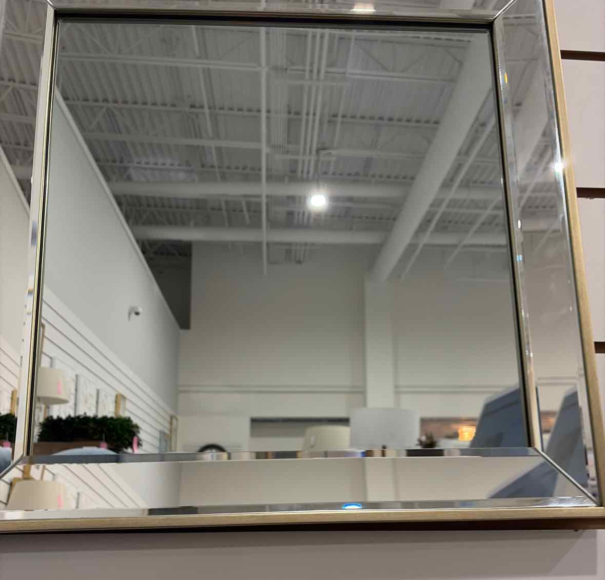 Champagne Frame Square Mirror | True Fashionistas.