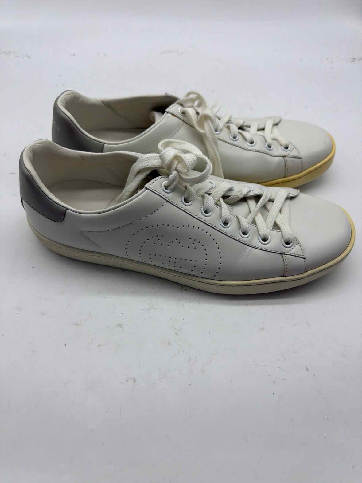 Pre-Owned Gucci White Size 11 Fashion Sneaker Athletic Shoes | True Fashionistas.