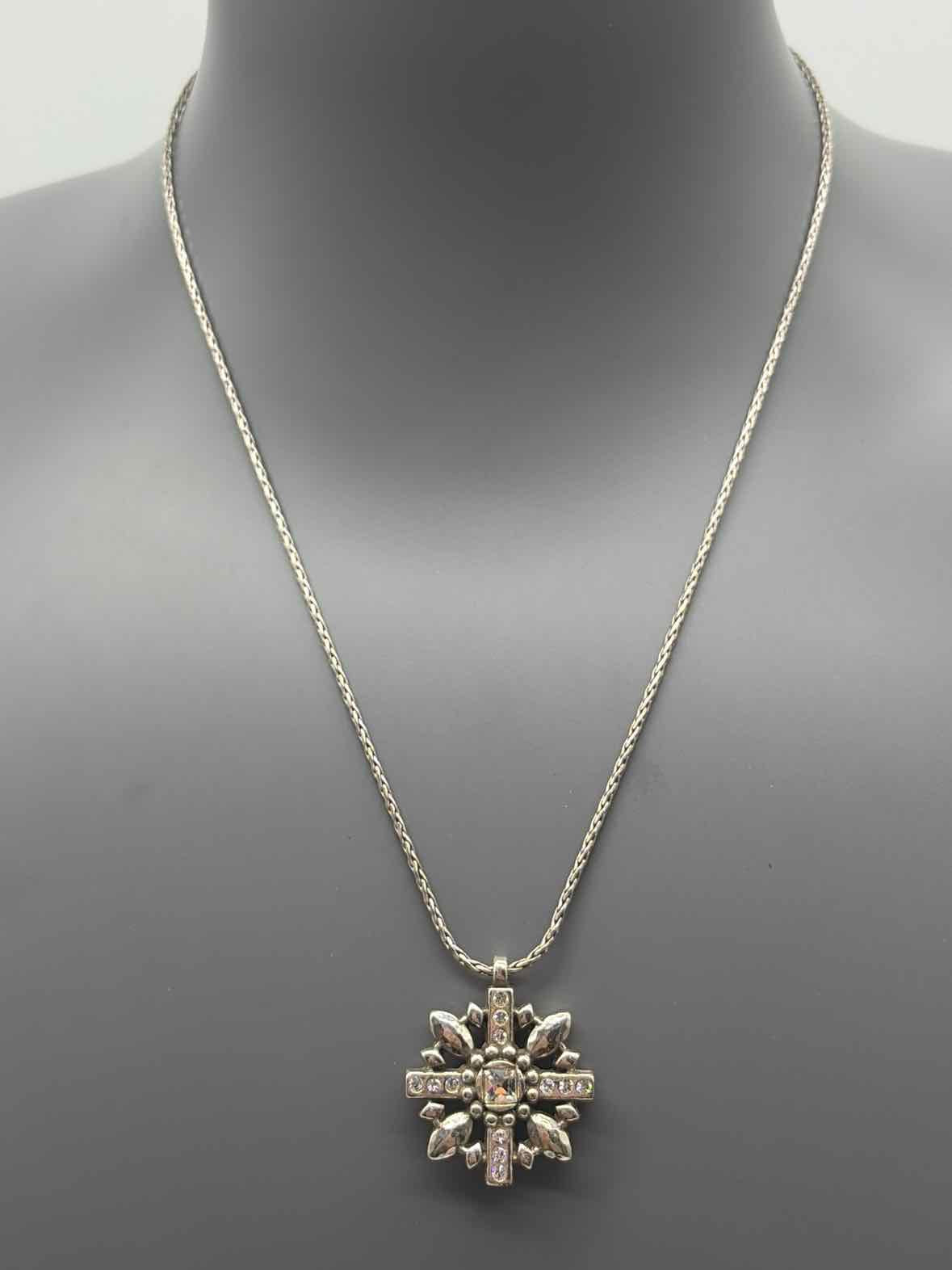 Brighton Silver Star Pendant Necklace | True Fashionistas.