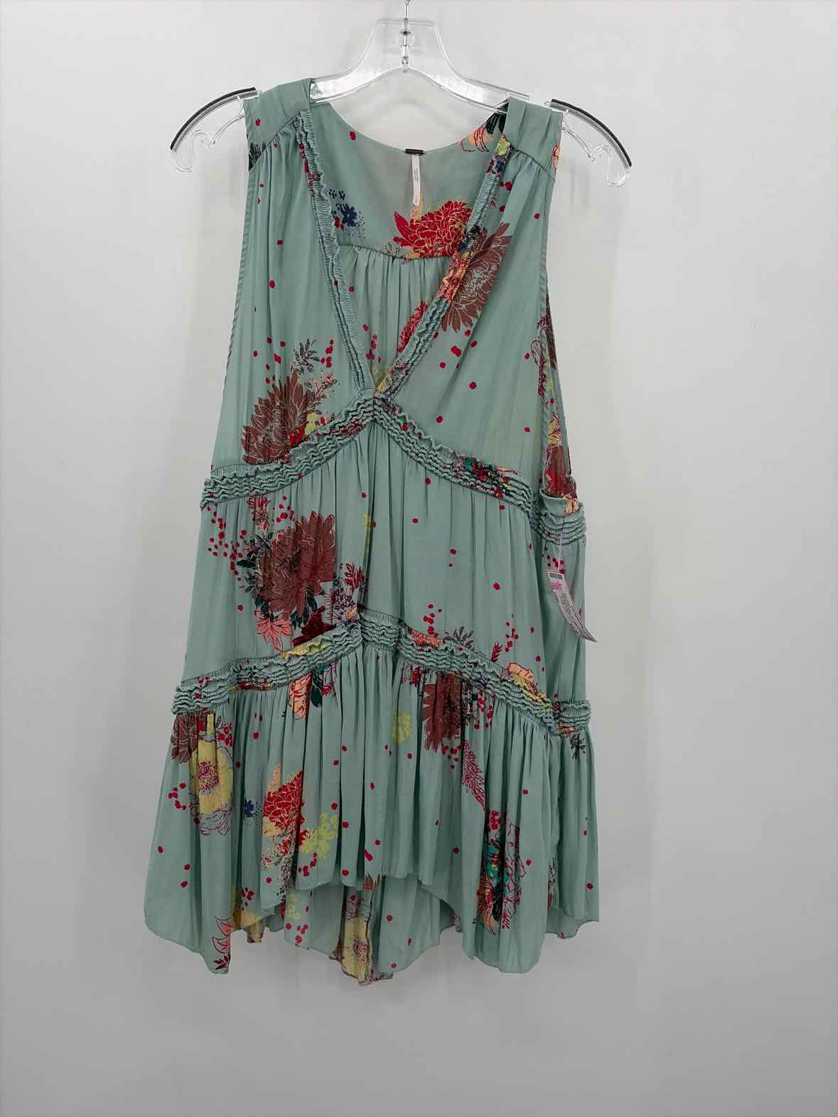 Pre-Owned Pilcro Blue Size Large Denim Short Sleeveless Dress | True Fashionistas.