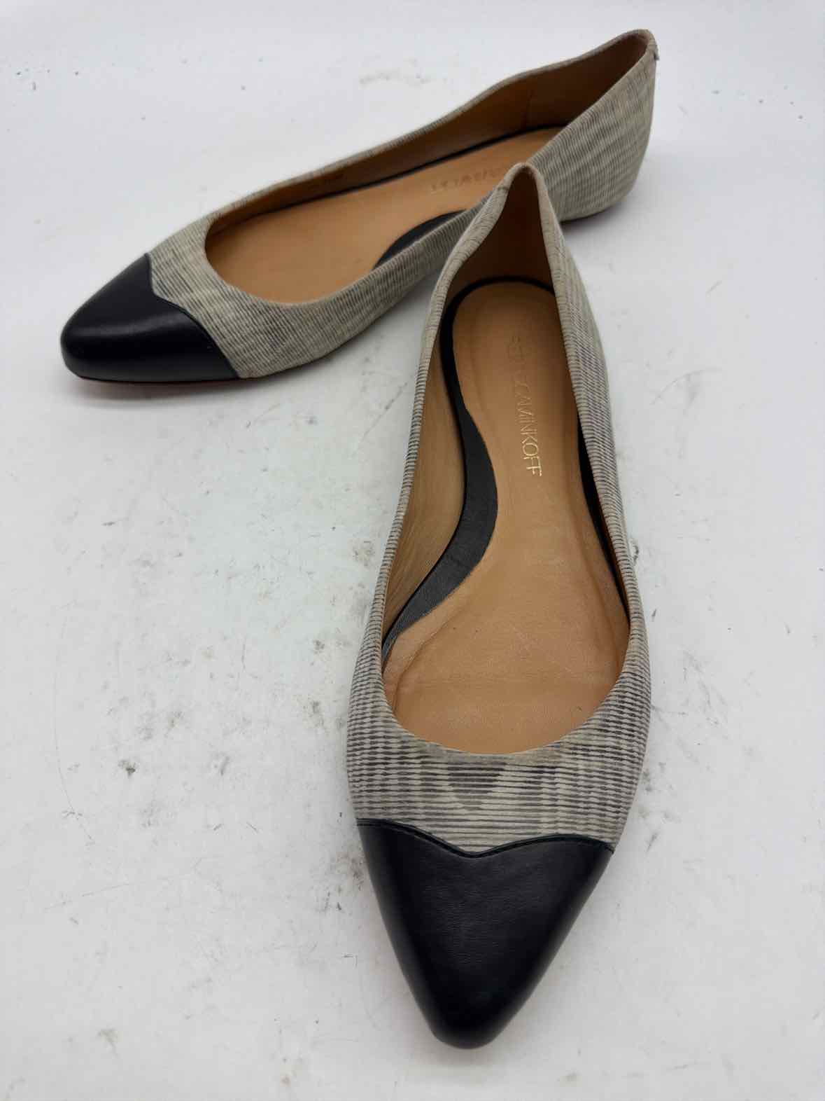 Pre-Owned Rebecca Minkoff Black Size 7.5 Slip On Flats | True Fashionistas.