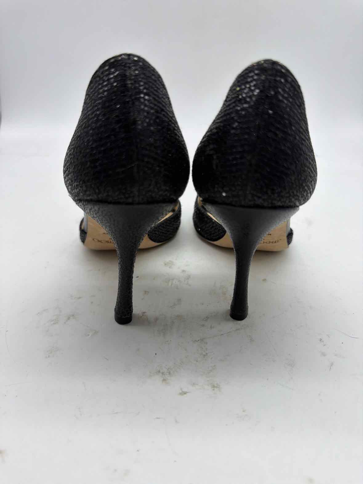 Pre-Owned Jimmy Choo Black Size 35.5 D'orsay Heels | True Fashionistas.