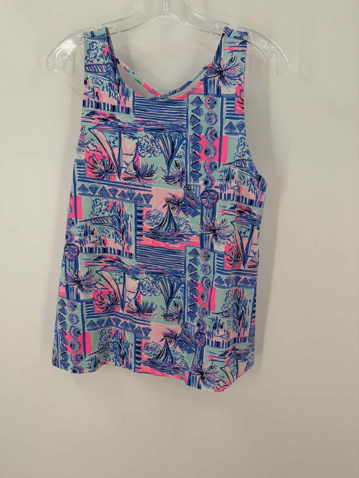 Pre-Owned Lilly Pulitzer Blue Size Medium Tank Top | True Fashionistas.
