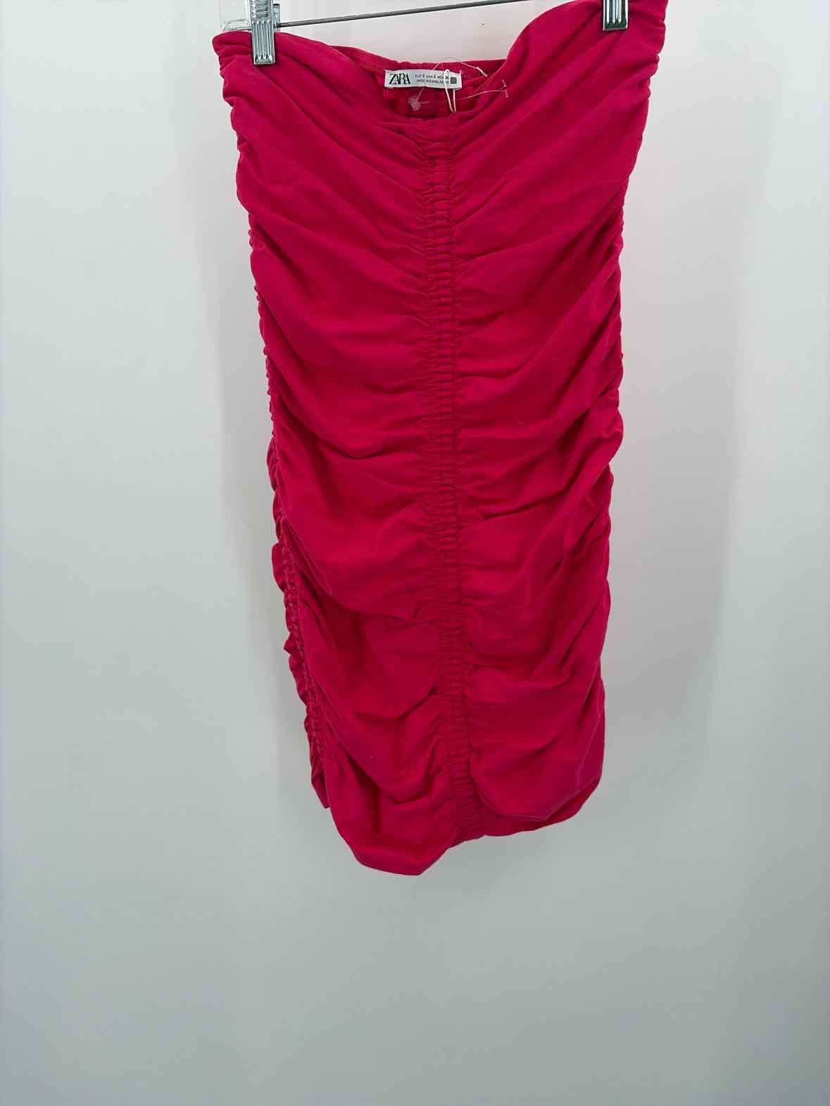 Pre-Owned Zara Pink Size Small Short Strapless Dress | True Fashionistas.