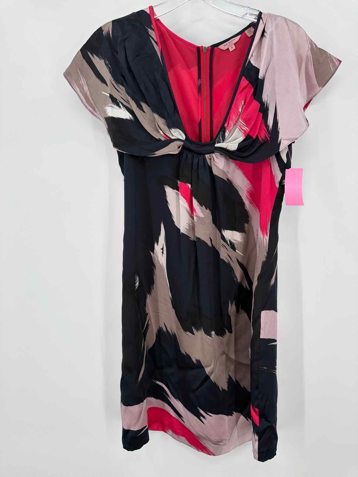 Pre-Owned Ted Baker Grey Size 2/4 Short Sleeveless Dress | True Fashionistas.