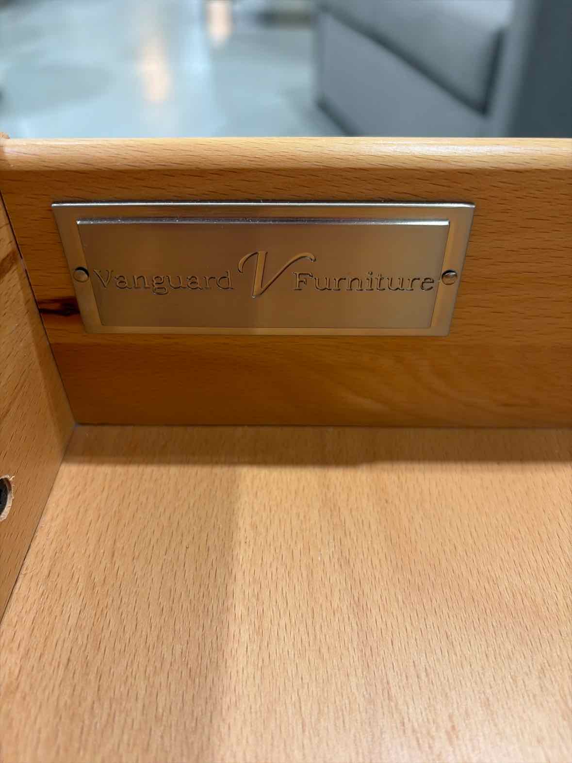 Vanguard Gray Wood 1 drawer Nightstand | True Fashionistas.