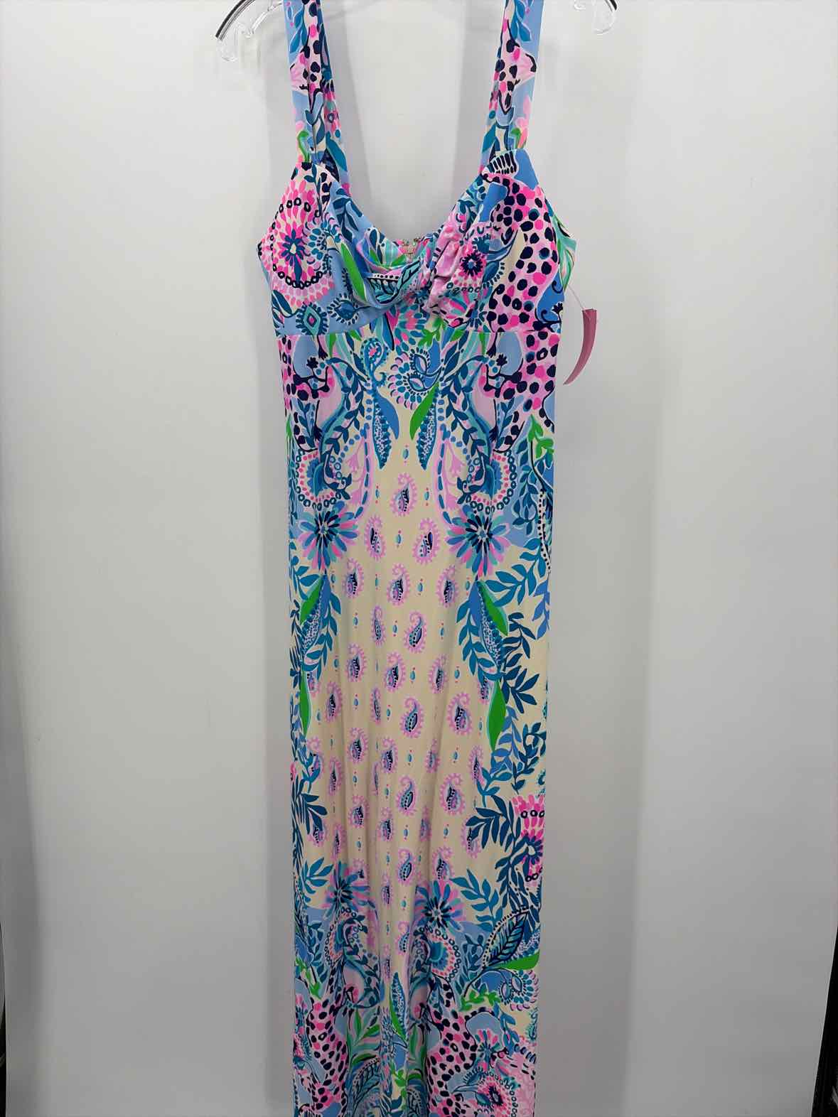 Pre-Owned Lilly Pulitzer Ivory Size 10 Maxi Sleeveless Dress | True Fashionistas.