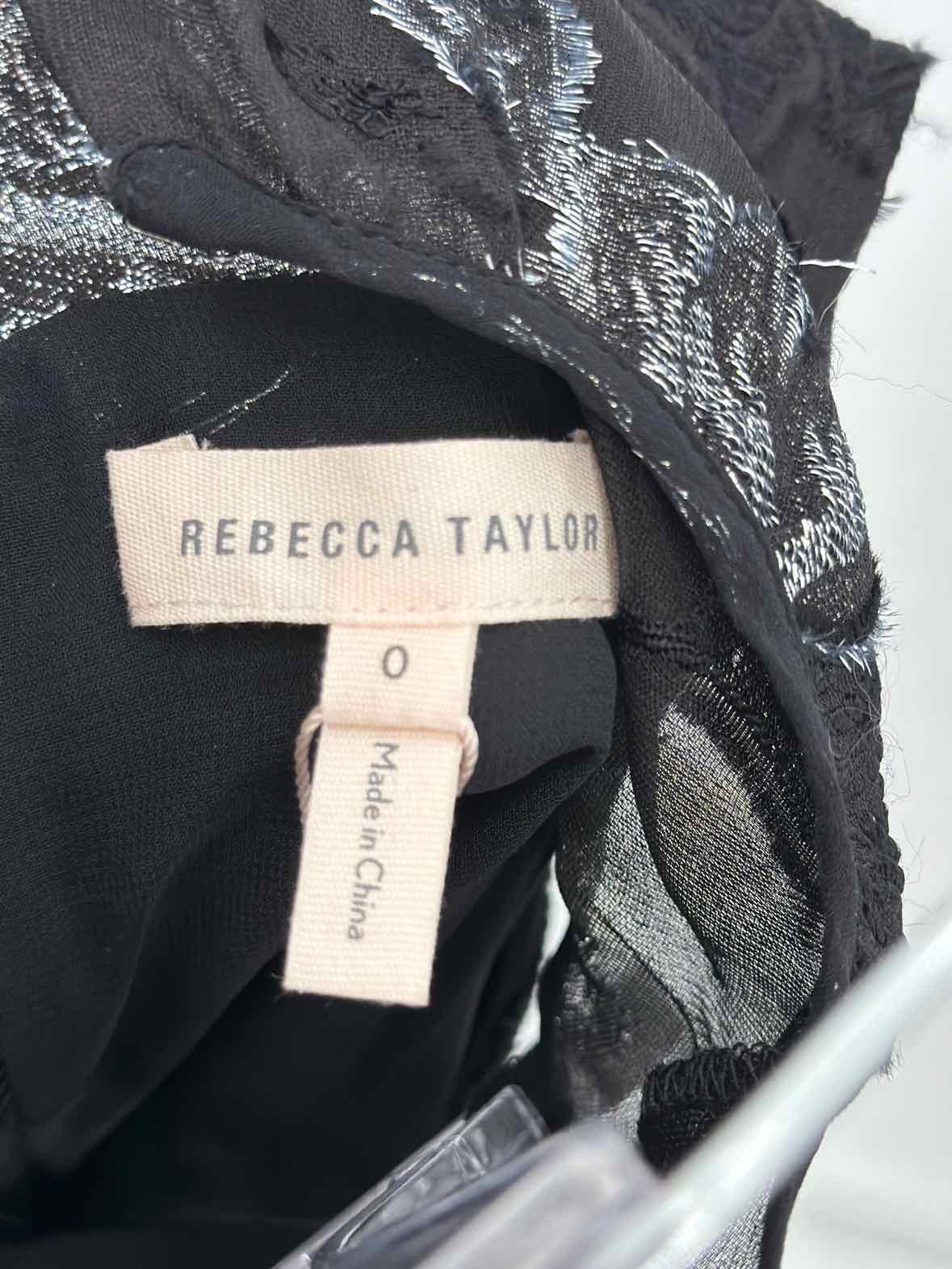 Pre-Owned Rebecca Taylor Black Size 0 Tank Top | True Fashionistas.