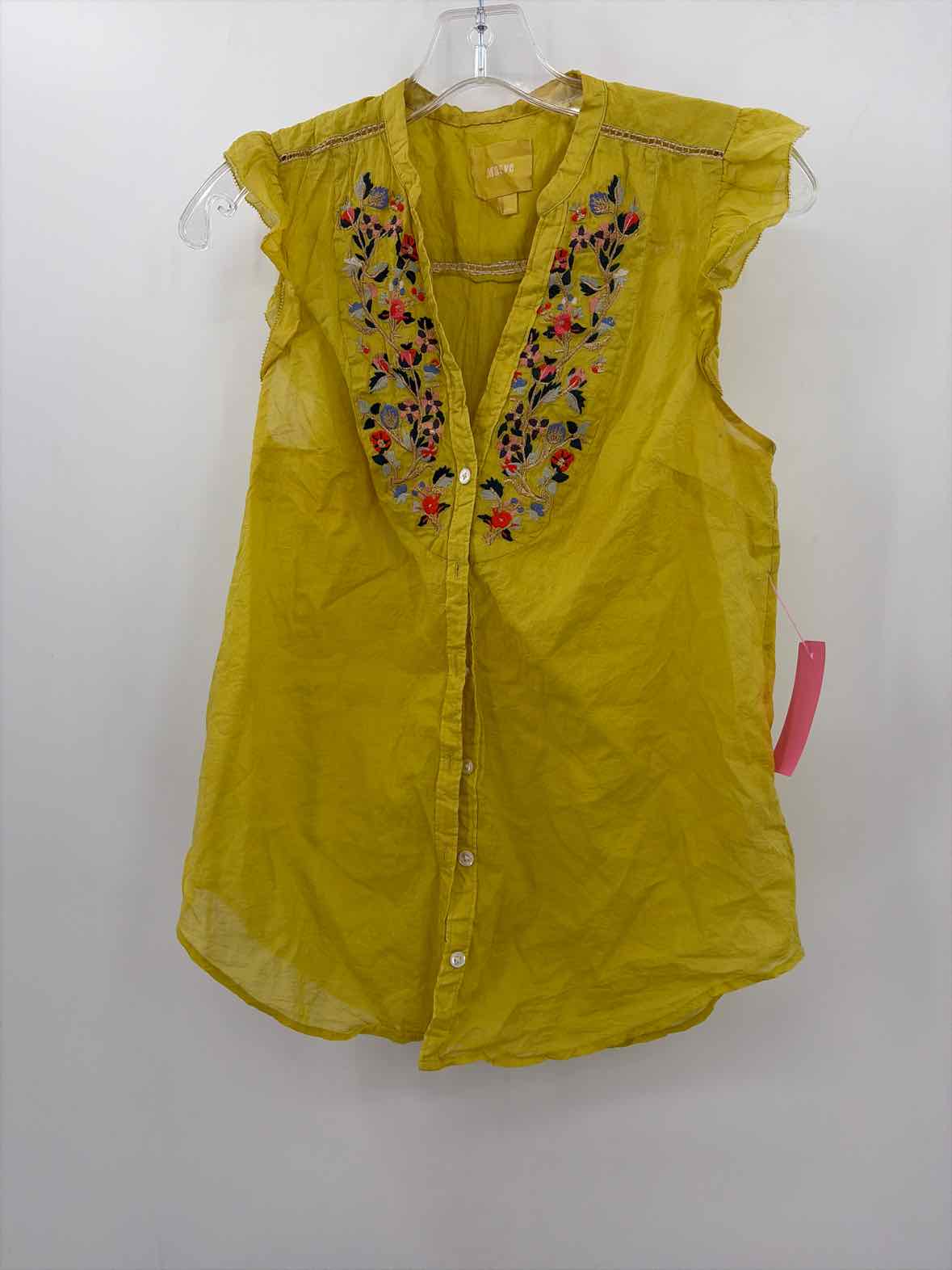 Maeve Yellow Size 0 Blouse | True Fashionistas.