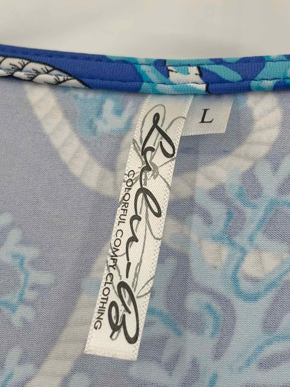 Lulu B Blue Size Large 3/4 Sleeve T-shirt | True Fashionistas.