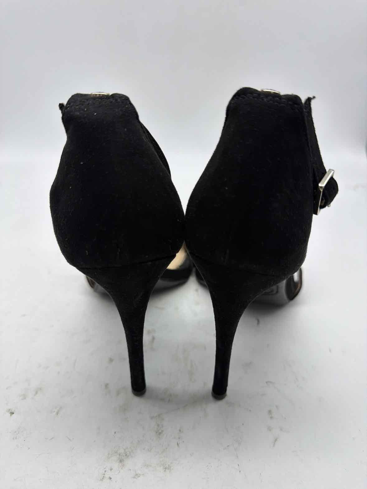 Pre-Owned Circus NY Black Size 8 Ankle Strap Heels | True Fashionistas.