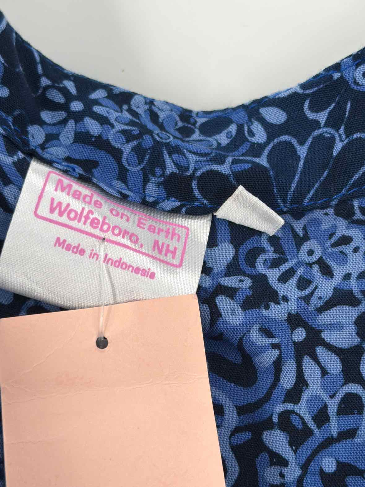 Pre-Owned Made On Earth Blue Size Small Long Long Sleeve Dress | True Fashionistas.