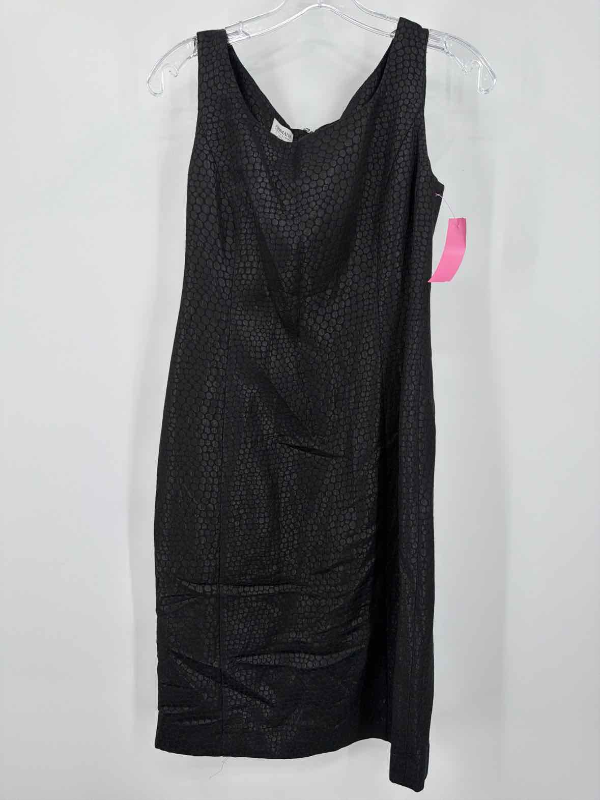 Pre-Owned Armani Collezioni Black Size 6 Short Sleeveless Dress | True Fashionistas.