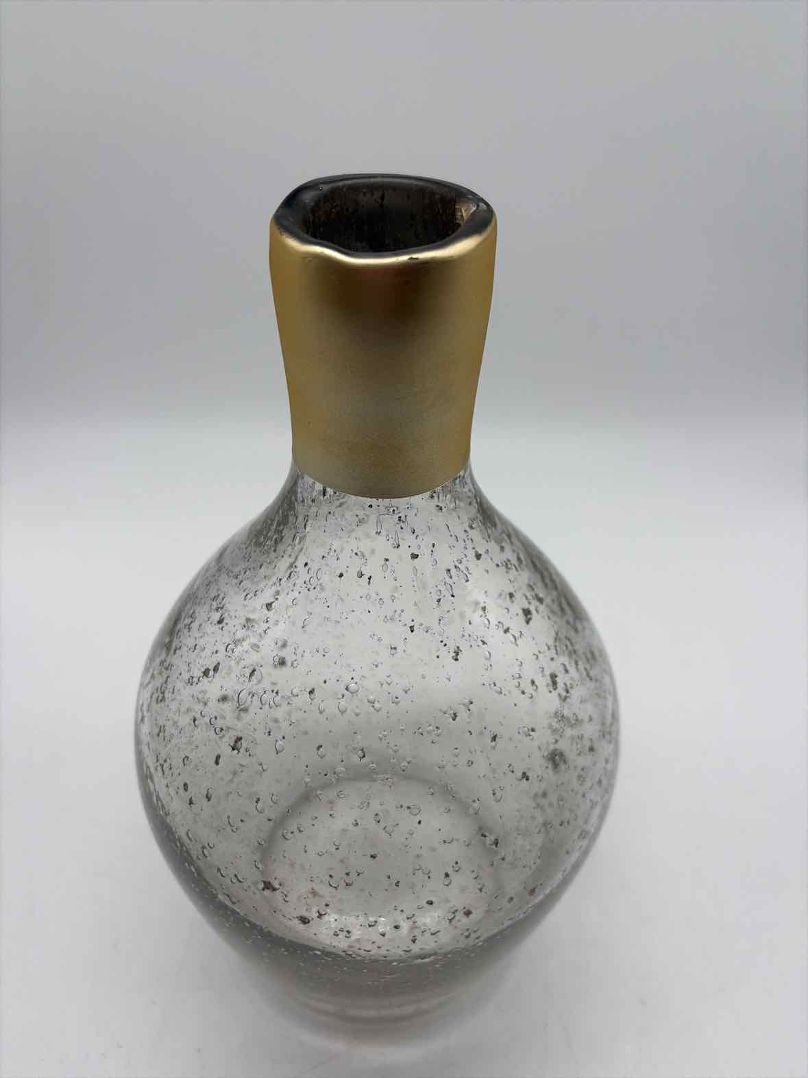 Gold Flecked Glass Bottle | True Fashionistas.