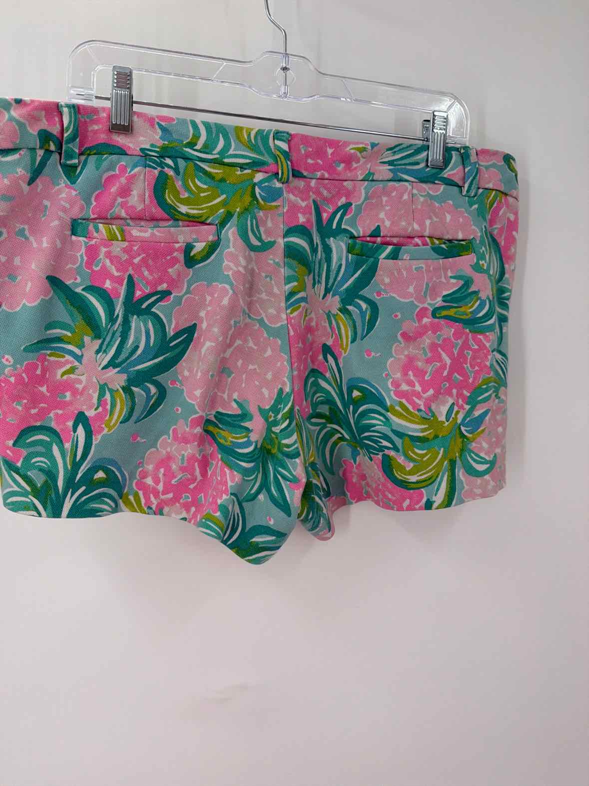 Pre-Owned Lilly Pulitzer Blue Size 14 Printed Shorts | True Fashionistas.